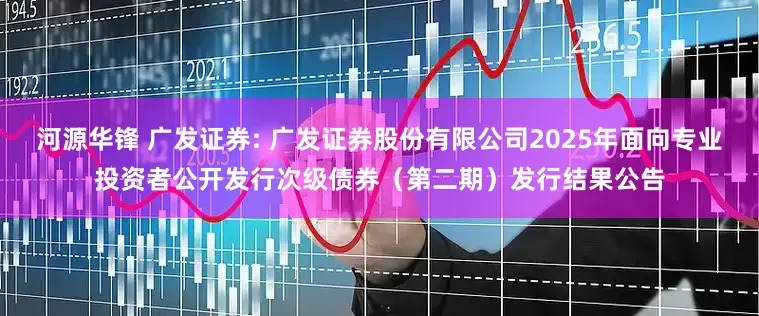 河源华锋 广发证券: 广发证券股份有限公司2025年面向专业投资者公开发行次级债券（第二期）发行结果公告