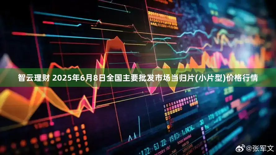 智云理财 2025年6月8日全国主要批发市场当归片(小片型)价格行情